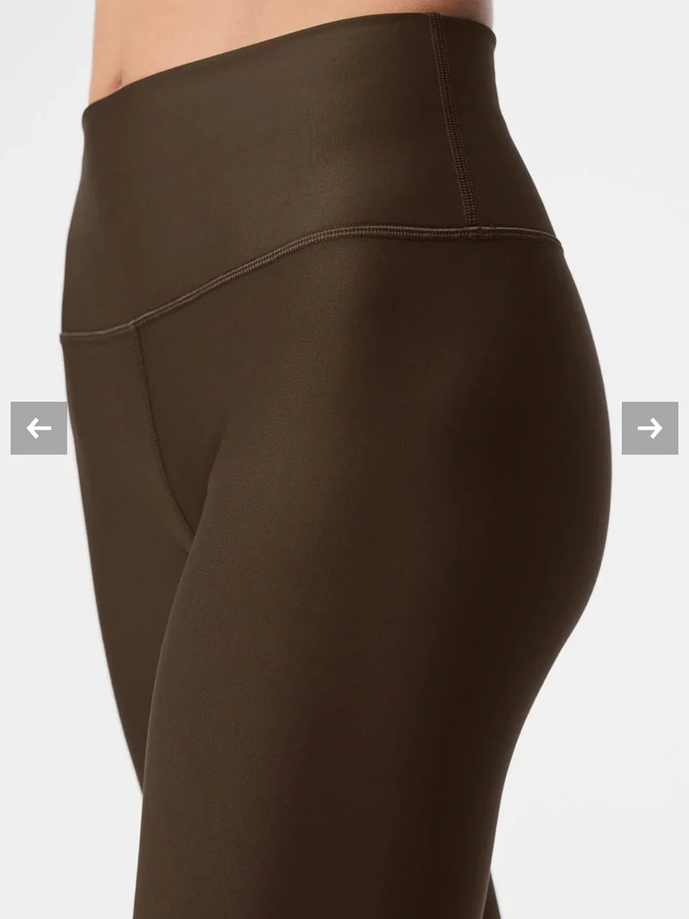 ALO Yoga 7/8 High-Waist Airlift Leggings in Espresso